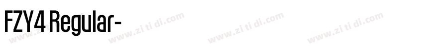 FZY4 Regular字体转换 FZY4 Regular字体转换